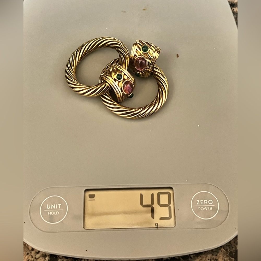 14k gold David Yurman earrings - Picture 5 of 17